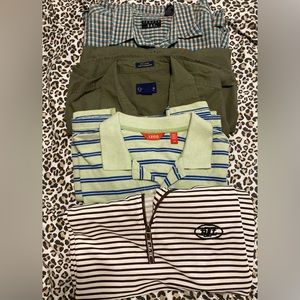 Men’s short sleeve shirts bundle of 6 LG